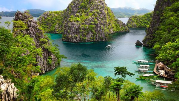 Coron, a small island off Palawan in the Philippines