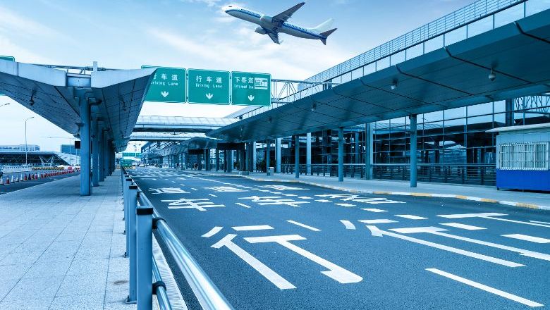 Travellers must have received two doses of a Chinese-produced vaccine, or a single dose at least 14 days prior to applying for the visa. The three-week quarantine will still be mandatory. Pictured: Shanghai Pudong International Airport