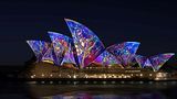 All aglow, Sydney Opera House during the Vivid Sydney festival All aglow, Sydney Opera House during the Vivid Sydney festival