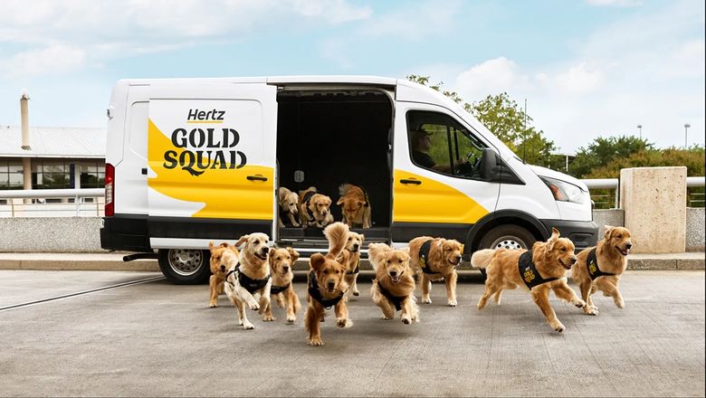 The Gold Squad is being used by Hertz to promote its free loyalty programme.