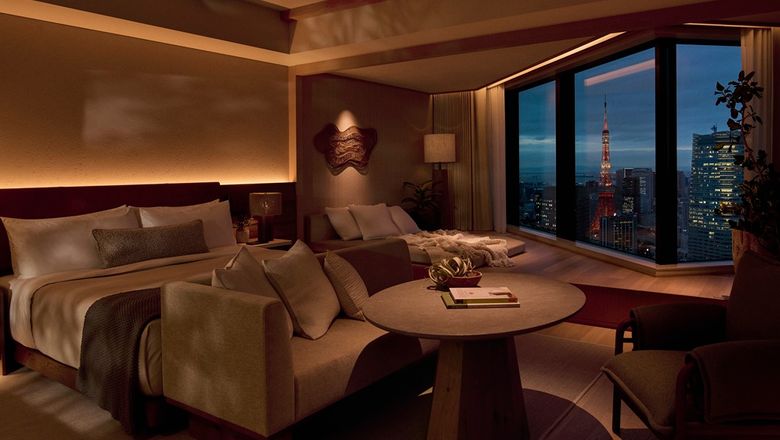 Rest is seen as the natural outcome of a stay designed around overall wellbeing at 1 Hotel Tokyo.