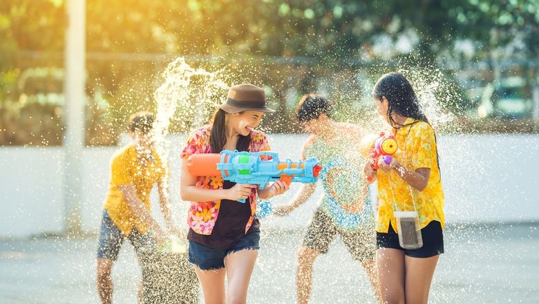 Those travelling to Thailand to experience Songkran can head out to play in the day and further immerse in its festivities back in the luxurious comforts of Capella Bangkok.