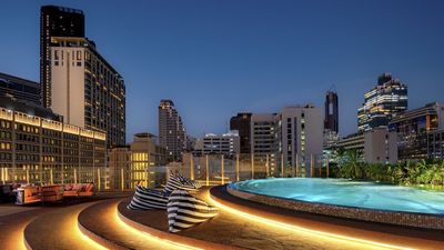 Making a splash, the Gems pool.
