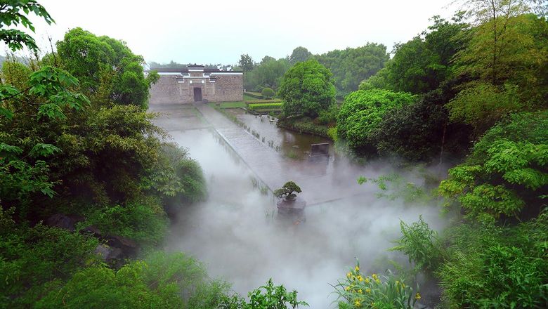 View of the resort.