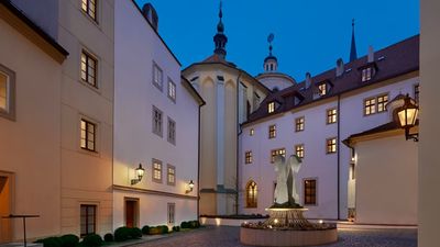 The 101-room Augustine Hotel is set within a functioning 13th-century monastery in Prague.