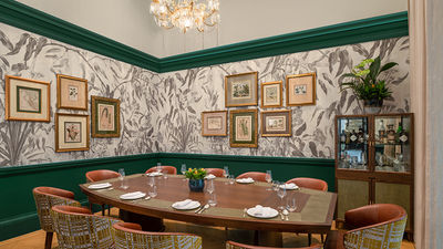 The Chairman's Room, a private ten-seater dining enclave for intimate get-togethers and special occasions.