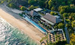 Dine, sip and watch a film under the stars at Jimbaran Cinema, Four Seasons Resort Bali at Jimbaran Bay.