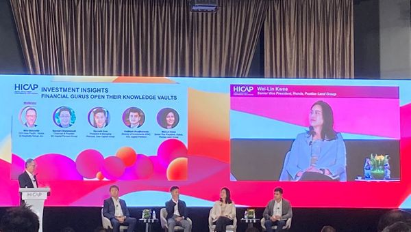 Panel speakers at HICAP Panel speakers at HICAP's 'Investment Insights: Financial Gurus Open Their Knowledge Vaults' session took turns to share their investment hotspots in Asia.