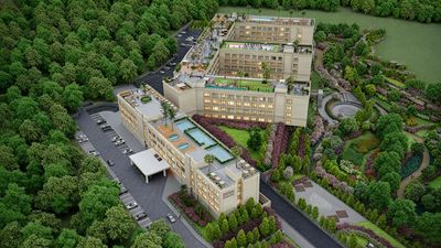 Hilton Garden Inn Busan Gijang is part of a mixed-use development project.
