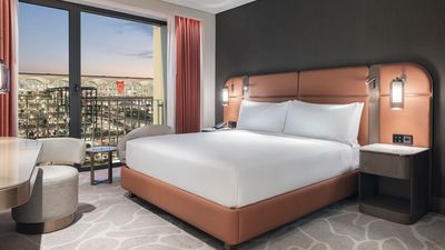 Views of Istanbul Airport from the rooms and suites.