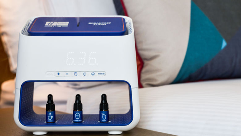 The Breakfast Alarm Clock offers three aromas that Holiday Inn Express guests love the most.