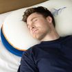 The custom-designed pillow turns the sounds of breakfast into bedtime white noise.