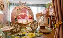 Island Shangri-La Hong Kong’s fairy garden kids room.