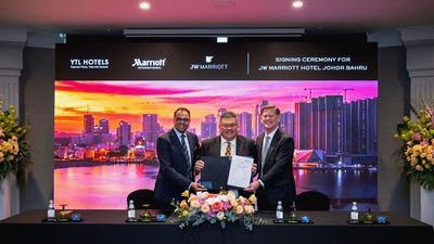 The former Thistle Johor Bahru will be rebranded to JW Marriott Hotel Johor Bahru, set for a December 2026 opening.