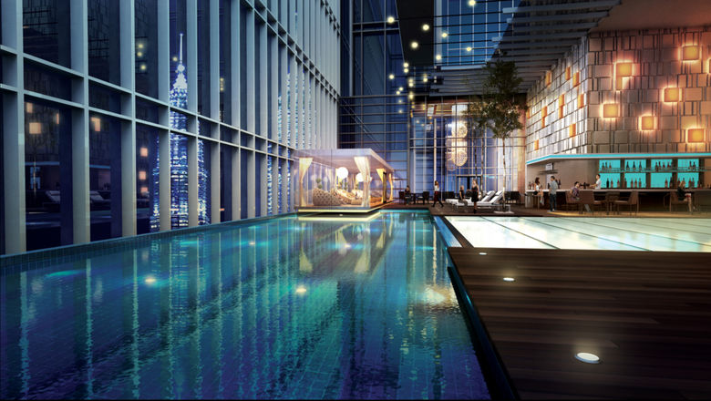 The hotel’s lagoon-sized pool is the perfect Instagram backdrop for guests.