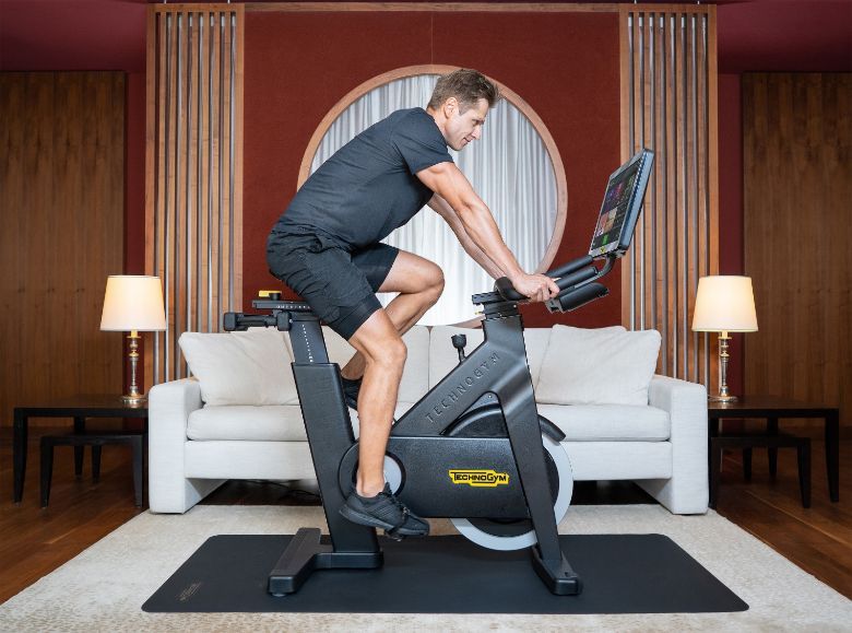 Kempinski Hotels' new room type includes a Technogym Bike, and a Technogym Case of exercise tools by the official supplier for the Olympic Games.