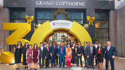 The milestone celebration was held on 14 November at the Grand Copthorne Waterfront Hotel Singapore, graced by MHR’s Executive Chairman Kwek Leng Beng.