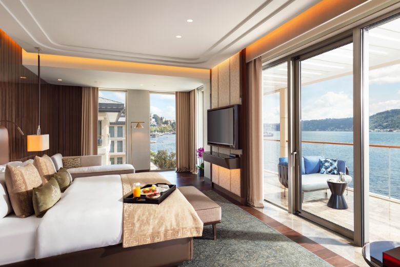 Contemporary and iconic Ottoman aesthetics meet at the Mandarin Oriental Bosphorus, Istanbul.