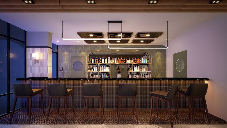 The lobby-slash-speakeasy-bar will serve as a coffee and co-working space in the day and a 35-seater cocktail bar in the night.