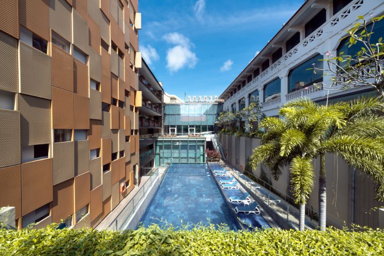 Formerly Le Méridien Sentosa, the 191-key Oasia Resort Sentosa is Far East Hospitality's fourth property on the island.