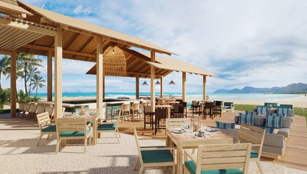 Edgewater Bar & Grill at the Outrigger Khao Lak Beach Resort. Edgewater Bar & Grill at the Outrigger Khao Lak Beach Resort.