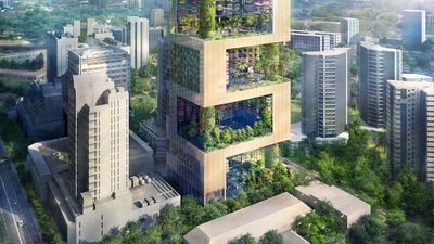 Pan Pacific Orchard, a green oasis in Singapore.