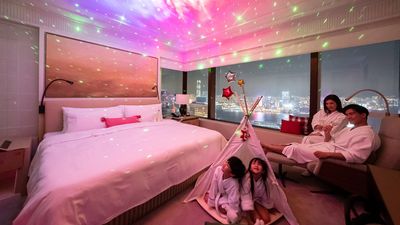 From the northern lights to space travel, Island Shangri-la's new themed rooms are designed to fill children with wonder.