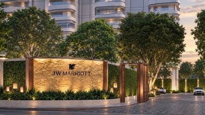 An artist’s rendering of the planned 288-room JW Marriott Bangkok Sathorn, one of five Bangkok hotels covered by the agreement.