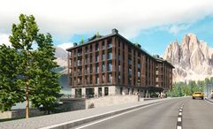 The First Cortina will open on Corso Italia in Cortina d’Ampezzo in early December 2026, following a full redesign by Studio Marincola Architects.