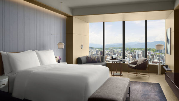 Rooms at The Ritz-Carlton, Fukuoka come with views of either the Fukuoka skyline, Ohori Park, or the Hakata Bay. Rooms at The Ritz-Carlton, Fukuoka come with views of either the Fukuoka skyline, Ohori Park, or the Hakata Bay.