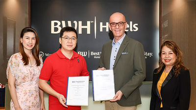 The upcoming Best Western Jomtien Beach Pattaya signifies the group's ongoing growth in the region, according to Olivier Berrivin, Vice President – APAC, BWH Hotels (second from right).
