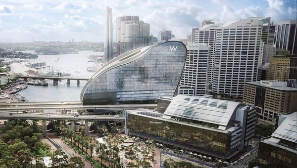 Each room at the 585-key W Sydney is inspired by the marine environment. Each room at the 585-key W Sydney is inspired by the marine environment.