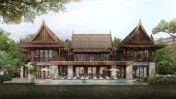The resort will feature 70-year-old restored Thai teakwood houses and natural, locally sourced materials in its furnishings.