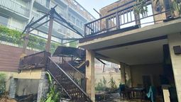 An Australian family narrowly escaped the fire at Villa Amasya, thanks to quick actions by security and local staff.