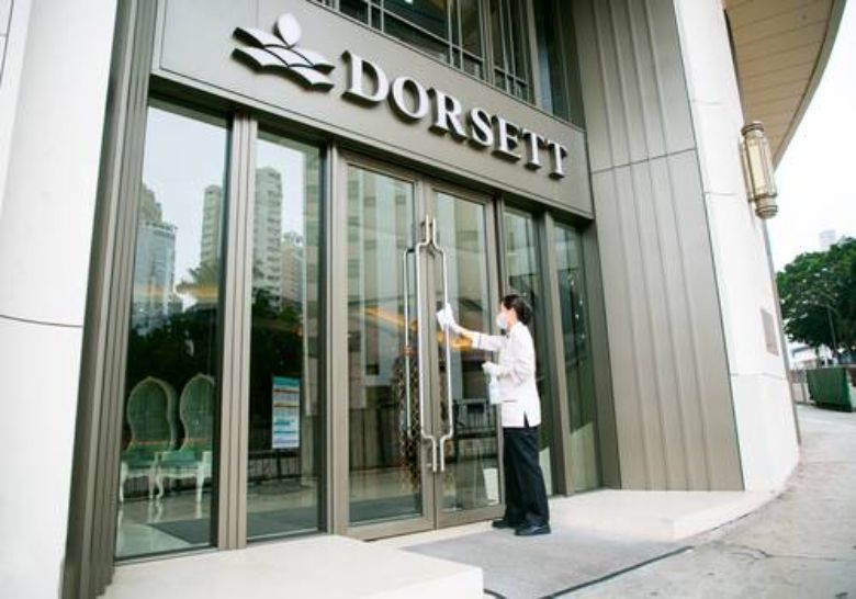 Dorsett is cleaning to keep everything gleaming in Hong Kong.