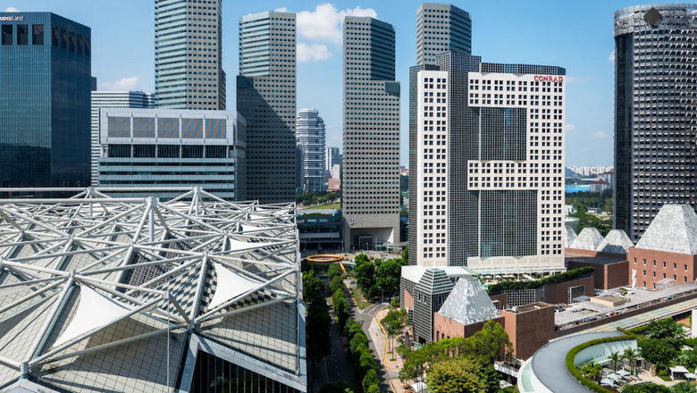 Conrad Singapore is building its connection to Marina Bay