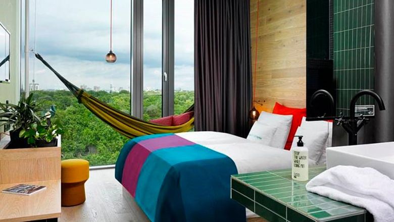 Jungle room at Hotel Bikini Berlin