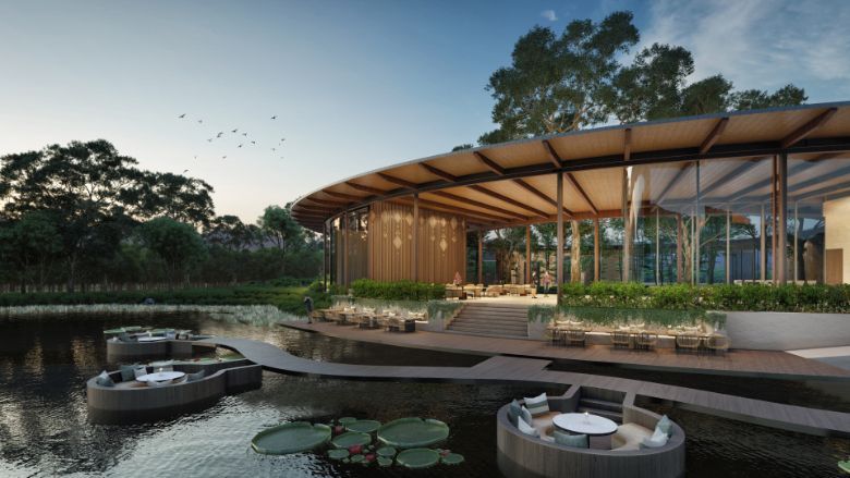 Rendering of Tri Vananda wellness resort