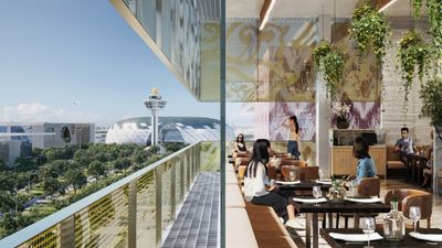 Rooftop dining will be a feature of Hotel Indigo Changi Airport.