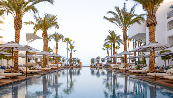 The 249-room METT Hotel & Beach Resort Marbella overlooking the Mediterranean Sea.