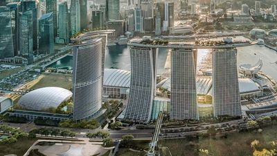 The extensive renovation of Marina Bay Sands is projected to conclude by April 2028.