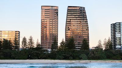 Mondrian Gold Coast is located along the beachfront esplanade of Burleigh Heads, on Queensland’s southern Gold Coast, surrounded by pines, pandanus trees, and ocean views.