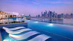 View from the top at NH Collection Dubai The Palm.