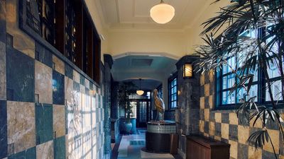 The 25-key boutique hotel is adorned with Nintendo memorabilia, including its original cards which can be found throughout the corridors.