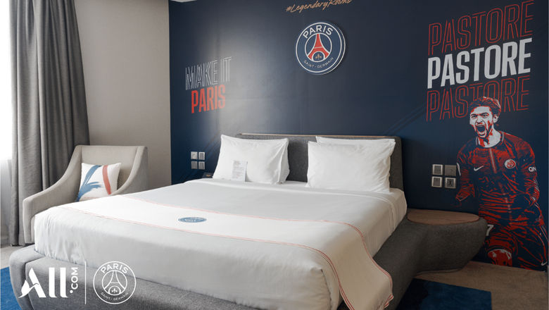 The Legendary Room features PSG-themed décor, signed memorabilia, a pop art headboard of Pastore, exclusive digital content, locally inspired touches, and Novotel’s signature comfort amenities.