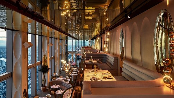 The Ojo bar and Mexican restaurant on the Standard’s 76th floor. The Ojo bar and Mexican restaurant on the Standard’s 76th floor.