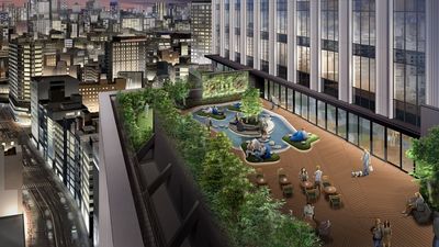 A signature feature of OMO5 Tokyo Gotanda will be the OMO Base located on the 14th floor, along with a sky garden, all-day café and a dog garden.