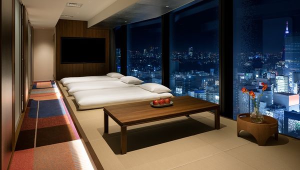 Hotel Groove Shinjuku’s 61sqm Japanese suite.