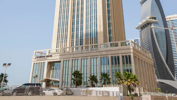 Wyndham Grand Doha West Bay Beach is located minutes away from the City Center Doha Shopping Mall, Corniche promenade, and the Doha Exhibition and Convention Centre. Wyndham Grand Doha West Bay Beach is located minutes away from the City Center Doha Shopping Mall, Corniche promenade, and the Doha Exhibition and Convention Centre.