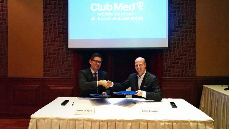 Olivier Do Ngoc, co-founder and managing partner, Dynasty Investments (l) with Xavier Desaulles, CEO of East and South Asia & Pacific for Club Med.
